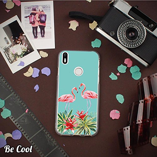 Becool   - Funda Gel Flexible para Bq Aquaris X  Carcasa TPU fabricada con la mejor Silicona  protege y se adapta a la perfecci  n a tu Smartphone y con nuestro exclusivo dise  o  Verano Flamingo