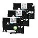 Produktbild coLorty 3PK Schriftband Kompatibel für Brother TZe-S221 TZ-S221 TZS221 P-Touch Extra Stark Klebend Laminiertes Band Schwarz auf Weiß 9mm x 8m (2 Jahre Garantie)