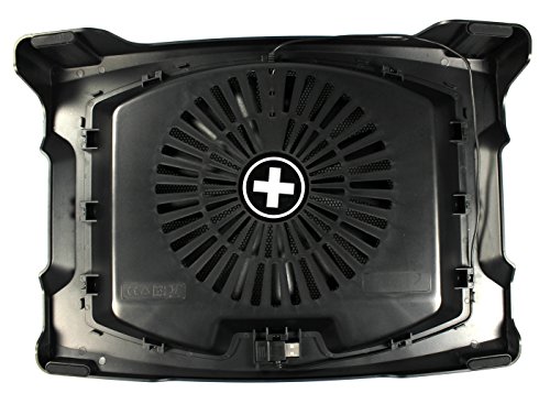 Xilence by COM-FOUR® M400 Notebook Kühler Cooling Pad mit einem 200mm Lüfter für Notebooks bis 39,12cm (15,4 - 3