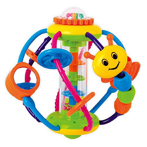 Wishtime Toddler Baby Clack and Slide Activity Ball Toys Christmas Gifts (Colors Radom Delivery)