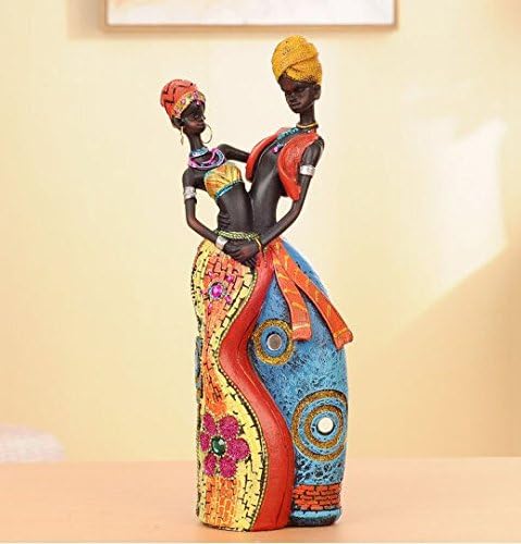 Decoresd Modern Minimalist Decor Decoration Crafts Resin Figures Home Furnishing Living Room Tv Cabinet Cabinet Office Decoration New Homes Ornaments Wedding Gift C Africa Single Resin Decoration,C A Single African Resin Decoration