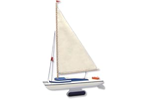 MATCHES21 HOME & HOBBY Matches21 Voilier Catamaran Voilier Bateau en bois pour enfants à partir de 13 ans