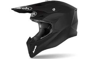 MOTOTOPGUN Airoh KASK WRAAP KOLOR CZARNY MATOWY XXL