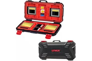 LYNCA 36 Slots Universal Camera Memory Card Case,Portable Professional Waterproof&Shockproof Stotage Hard Box for 12 SD +3 CF + 3 XQD + 6 TF (Micro SD) +6 SIM +6 Nano SIM Card Case
