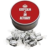 Rojo KEEP CALM I 'm un actuario Everton Mentas Sweet Tin 2512