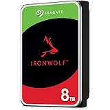 Seagate IronWolf, 8TB, Hard Disk SATA da 6GBit/s, HDD, CMR 3,5" 7.200 RPM, Cache da 256 MB per NAS con Sistema RAID, 3 anni R