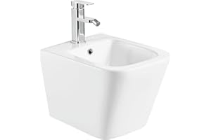 AQUORE 385977 / SA.BPISASUSP Bidet suspendido, Blanco Brillo