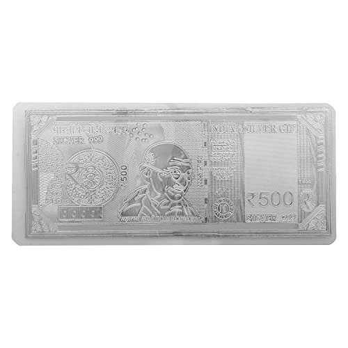 Jewel99Silver Currency Five Hundred Rupee Note