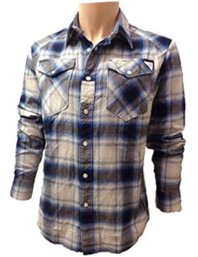 G-STAR HERREN HEMD ARIZONA GARRETH HUDSON BLUE Gr L