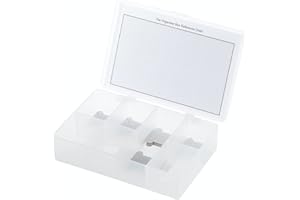 MILWARD scatola di immagazzinaggio ricamo PORTA BOX PER matasse MOULINE RICAMO INCLUSI avvolgitori 50 butterflies - Box fili Porta