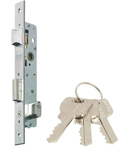 Serrure à Encastrer MCM 5231D14 N°1548 - Entrée 14 Mm - Chromé - Menuiserie Métallique