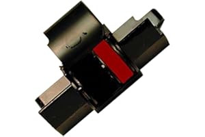 F=T=I-FARBBANDFABRIK MEHMET DEMIRKAYA Farbbandfabrik Rouleau encreur noir/rouge compatible avec Casio HR 150 TEC Taille 745