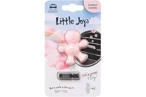 RHÜTTEN Deo Little Joya Cotton Candy, Deodorante per Auto, Solido, Bambolina Profumata, Clip per Griglia Aria, Rosa, Profumo Fragola