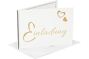 MAXIPRINT1000 1, 5,10, 20, 50 Einladungskarten mit exklusiver GOLDPRÄGUNG selbst gestalten Geburtstag Jugendweihe Konfirmation Hochzeit Kommunion Taufe Einladung blanko Hochzeitseinladungskarten Einladungskarte
