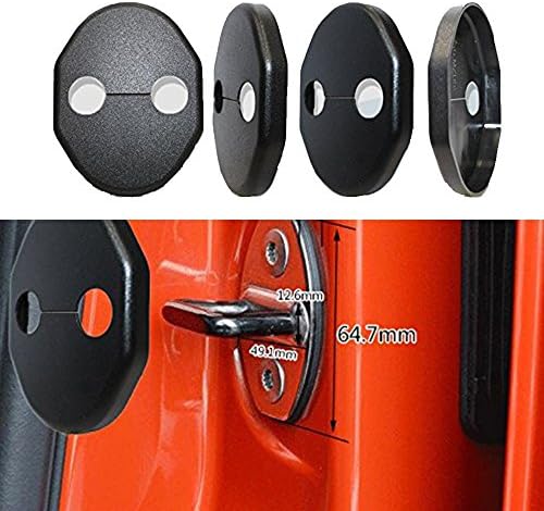 Car Door Lock Protective Cover Anti-corrosive Lock Cover Fit for Mazda Cx-5 2012-2016 Mazda 6 2006-2012 Mazda 3 (2011-2013) for Mazda 2 5 cx-7 MX7 Mitsubishi Lancer Galant 1 set