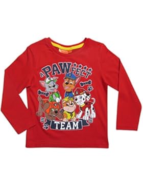 Paw Patrol Kollektion 2017 Langarmshirt 92 98 104 110 116 122 128 Shirt Jungen Neu Top Rot