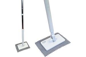 Clim Profesional Mini Mopa Multifunción con Clip, Sin Recambios, Mango de Acero Inoxidable, para Limpieza de Paredes, Azulejos, Muebles y Cristales