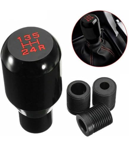 25mm Gear Knob Shift Pattern Sticker – 3D Domed Emblem Badge – 4 Speed Manual By EJ-Parts