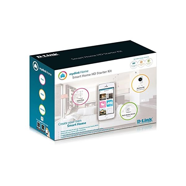 D-Link DCH-100KT - Kit Domótica WiFi, Enchufe Inteligente, Sensor de Movimiento y cámara de vigilancia, por App Gratuita mydlink Home para iOS y Android - Imagen 5