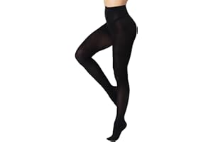 DUCMODA Collant Femme Taille Haute 80 denier Doux Semi Opaque Extensible plus de 20 couleurs