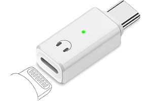 flintronic Adapter audio Lightning na USB-C, przejściówka USB-C na Lightning, adapter audio do iPhone 16 15 Pro Max Plus, iPad Air/Pro/Mini, Samsung Galaxy S24 S23, Pixel