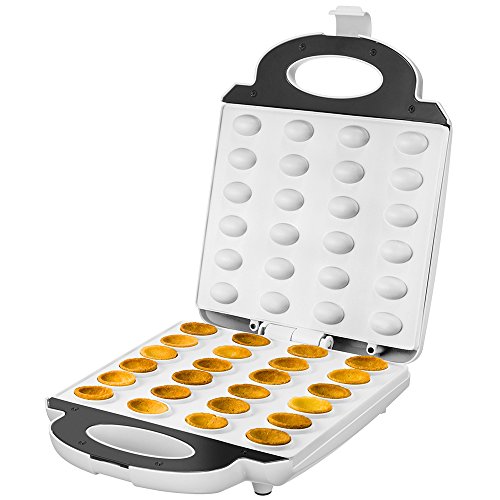 Unold 48360 Waffelautomat Zaubernuss, Oreschk, Wärmeisolierter Cool-Touch-Griff, 1400 W, weiß - 2