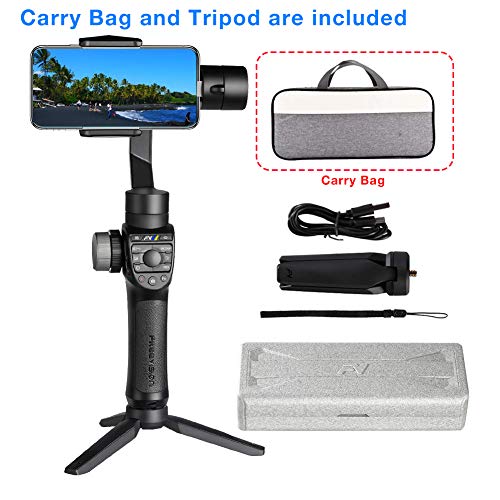 Freevision VILTA M Pro 3-Axis Stabilized Handheld Gimbal for Smartphone +Carry Bag and Tripod