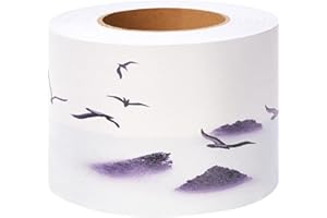 LGVXSRTYU Wild Goose Wallpaper Border self Adhesive Wall Border Sticker Peel and Stick Home Ceiling Decorative Border for Bathroom Living Room Kitchen 10 X 1000cm