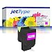 Produktbild jetType Toner ersetzt Lexmark 80C2SM0 802SM für CX410de / CX510de / CX310n / CX410dte / CX410e, magenta, 2.000 Seiten