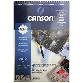 Canson Fineface &Ccedil;ok Ama&ccedil;li Resim Bloklari 200Gr A4 20Yp &Uuml;stten Spiralli Resim Defteri