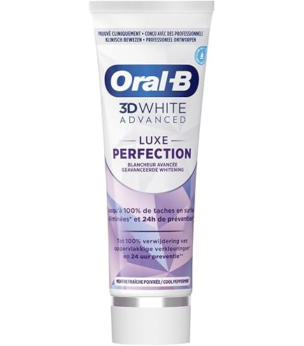 Oral-B 3D White Advanced Luxe Charcoal Toothpaste 75ml : Amazon.com.be:  Health & Personal Care