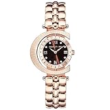 CERRUTI Damen Analog Quarz Smart Watch Armbanduhr mit Edelstahl Armband CRP008SR12MR