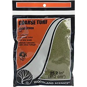 Turf 18 To 25.2 Cubic Inches-Light Green - Coarse