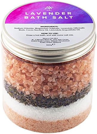 100% Natural, Vegan Lavender Bath Salt 1000g