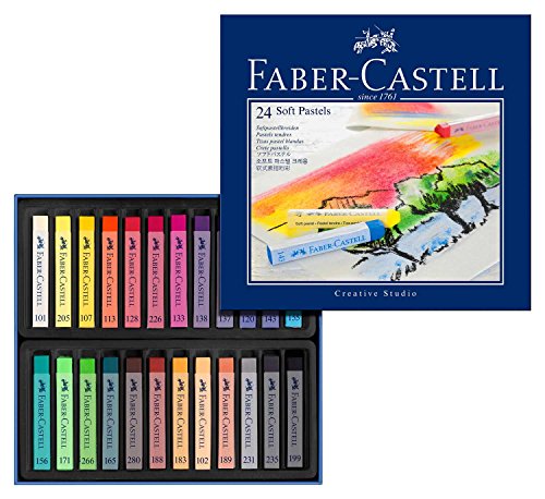 Faber-Castell 128324 - Softpastellkreide STUDIO QUALITY, 24er Etui