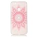 Produktbild Soft Hülle für Huawei P10 Lite,Durchsichtig Hülle für Huawei P10 Lite,Leeook Creative Pretty Rosa Mandala Blumen Drucken Muster Design TPU Silikon Clear Transparent Schutzhülle Ultra Slim Weich Flexible Tasche Etui Stoßdämpfend Schutz Handytasche Schale Bumper Shell Case Cover für Huawei P10 Lite + 1 x Schwarz Eingabestift-Pink Mandala Flower