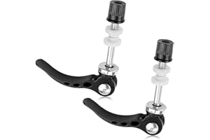 GLADFRESIT Bike Quick Release Skewers 2PCS Seatpost Clamp Quick Release Skewer Front and Rear for Road Bike Mountain Cycling Bicycle