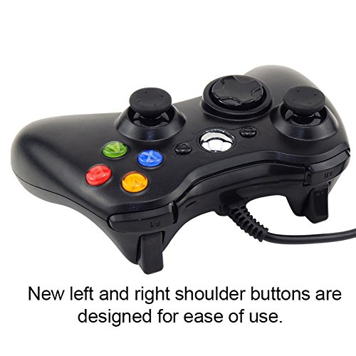 QUMOX USB Mando de Juego Controlador Cableado de Gamepad Joystick Joypad para PC