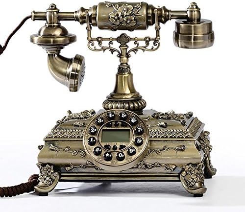 LPY-Retro Home Desk Phone, Antique Style, Creative Home,Caller ID, Living Room, With Push Buttons