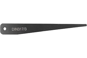 Morse Taper Chuck Drift, DIN317/3 Morse Taper Drift Key Tool för MK3 Ta Bort Skaftborrar och Chuckar