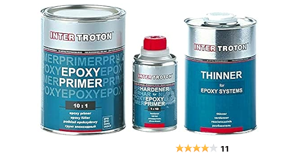 Troton Epoxy Primer 10 1 Primer 2k Inter Epoxide 1 1 Kg 1 X Dilution 1 L Amazon De Auto