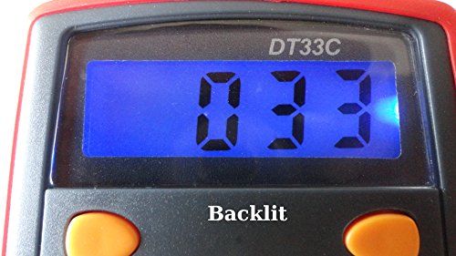 Qprods – Digital-Multimeter. Hintergrundbeleuchtung, Hold-Funktion. Maßnahmen Volt, Ampere, Ohm, Temperatur, Kontinuität, Dioden. Überlastschutz. 2 Jahre Herstellergarantie. Mit Batterie - 7