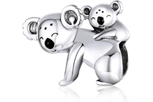 YASHUO Colgante de plata de ley con forma de animal para pulseras Pandora