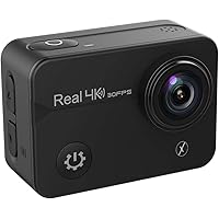 Xmate Stunt Pro 16MP 4K@30fps Touch Screen Action Camera, 2” HD Display 170° Wide Lens, 40m Waterproof Case, 2.4G Remote…
