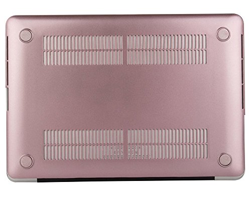 MOSISO MacBook Pro 15 Retina Hülle (NO CD-ROM Drive) – Ultra Slim Hochwertige Plastik Hartschale Tasche Schutzhülle Snap Case für MacBook Pro 15 Zoll with Retina Display (Model A1398), Rose Gold - 7