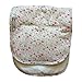 Minene Reversible Pushchair Liner (White with Hearts and Flowers)