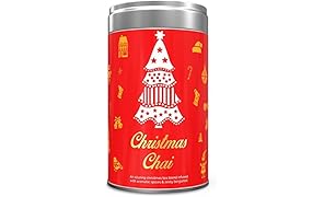 VAHDAM, Thé de Noël, Boîte en Fer-Blanc, 100% Pur - Parfait Assortiment de Thés de Noël, Thé en Feuilles - Cultivé, Ensaché & Livré depuis sa Source en Inde - Parfait Assortiment de Thés - 100g