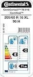 continental ganzjahresreifen 205/50 r17 Querschnitt: 60 CONTINENTAL ContiContact TS 815 XL - 205/60/16 096H - E/C/71dB - Ganzjahresreifen (SUV & Gelände)