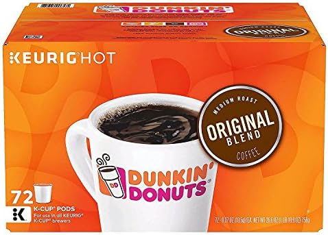 Dunkin' Donuts Original Blend (72 K-Cups)