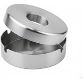 Paslanmaz &Ccedil;elik Metal K&uuml;ll&uuml;k &ndash; 12 cm Yuvarlak, Kapaklı ve Dayanıklı Tasarım
